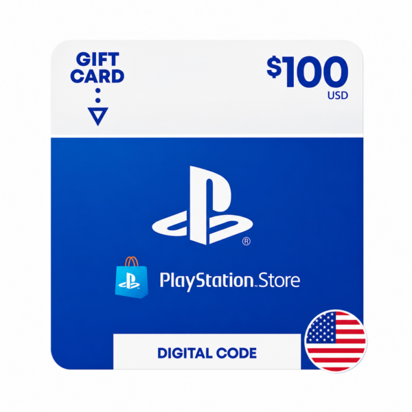 Tarjeta Digital Playstation Gift Card 100 usd PSN Store Región USA Sony